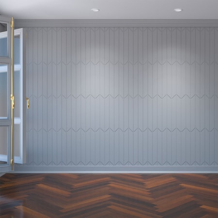 Large Mission Decorative Fretwork Wall Panels In Architectural Grde PVC, 23 3/8W X 23 3/8H X 3/8T